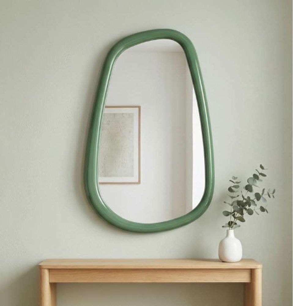 Bassett Mirror - Montauk Green Organic Wall Mirror - M5375 view 5