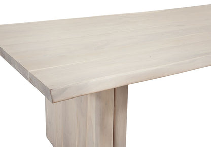 Bassett Mirror - Nadia 88" Whitewashed Mango Wood Dining Table - 6002-600B-T view 4