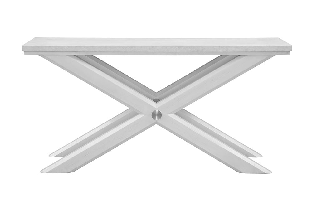 Bassett Mirror - Nadine 60" White Oak Console Table - 9436-LR-400 view 2