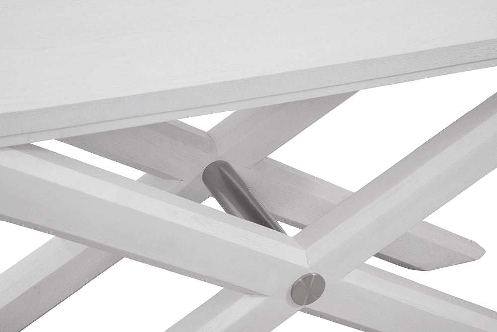 Bassett Mirror - Nadine 60" White Oak Console Table - 9436-LR-400 view 4