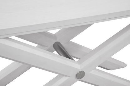 Bassett Mirror - Nadine 60" White Oak Console Table - 9436-LR-400 view 4