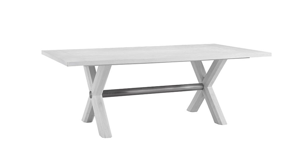 Bassett Mirror - Nadine 84" White Oak Dining Table - 9436-DR-600 view 1