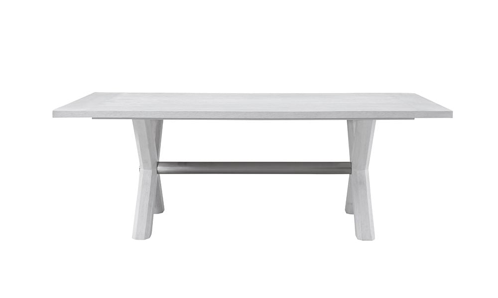 Bassett Mirror - Nadine 84" White Oak Dining Table - 9436-DR-600 view 2