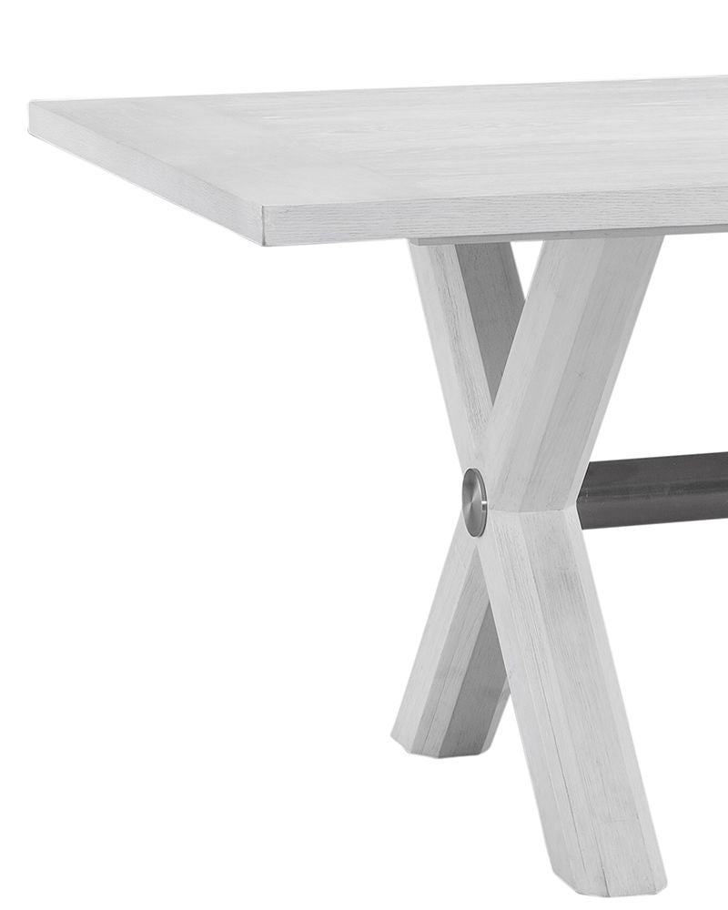 Bassett Mirror - Nadine 84" White Oak Dining Table - 9436-DR-600 view 4