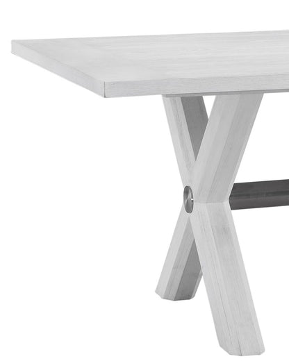 Bassett Mirror - Nadine 84" White Oak Dining Table - 9436-DR-600 view 4