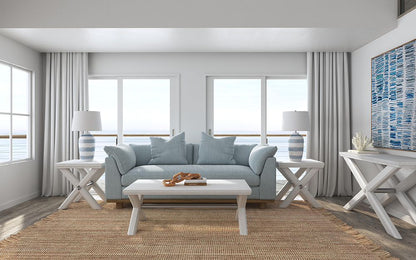 Bassett Mirror - Nadine White Oak Coffee Table - 9436-LR-100 view 8