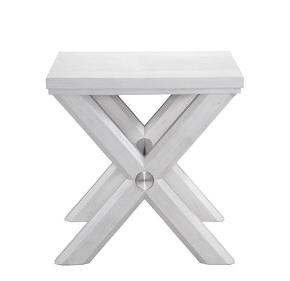 Bassett Mirror - Nadine White Oak End Table - 9436-LR-200 view 2