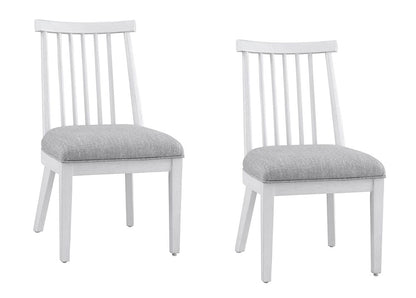 Bassett Mirror - Nadine White Oak Spindle-Back Dining Chair (Set of 2) - 9436-DR-800-2 view 1