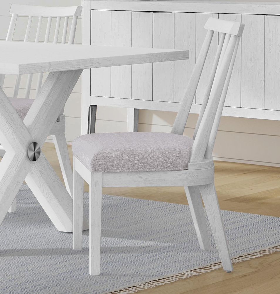 Bassett Mirror - Nadine White Oak Spindle-Back Dining Chair (Set of 2) - 9436-DR-800-2 view 4