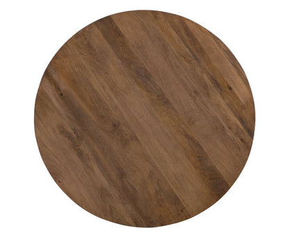 Bassett Mirror - Napa 52" Brown Mango Wood Round Dining Table - 5551-701B-T view 3