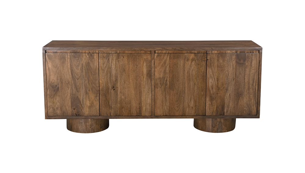 Bassett Mirror - Napa 72" Brown Mango Wood Storage Cabinet - 5551-DR-576 view 2