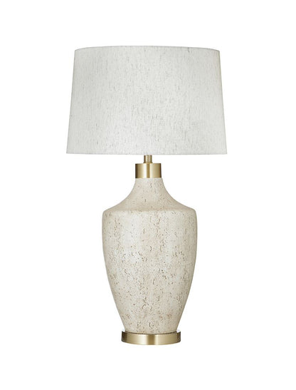 Bassett Mirror - Neecole 34" Cream Concrete Table Lamp - L4642T view 1