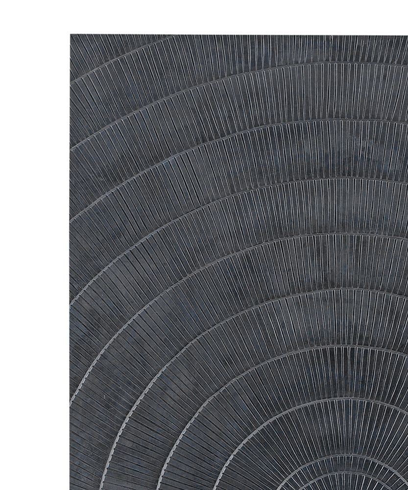 Bassett Mirror - Nessus Black Carved Wood Wall Art - 7500-806 view 3