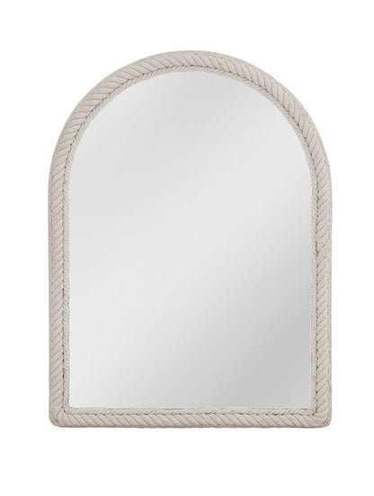Bassett Mirror - Nichols 44" White Arched Wall Mirror - M5124 view 1