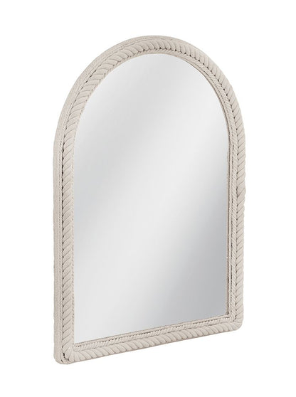 Bassett Mirror - Nichols 44" White Arched Wall Mirror - M5124 view 2