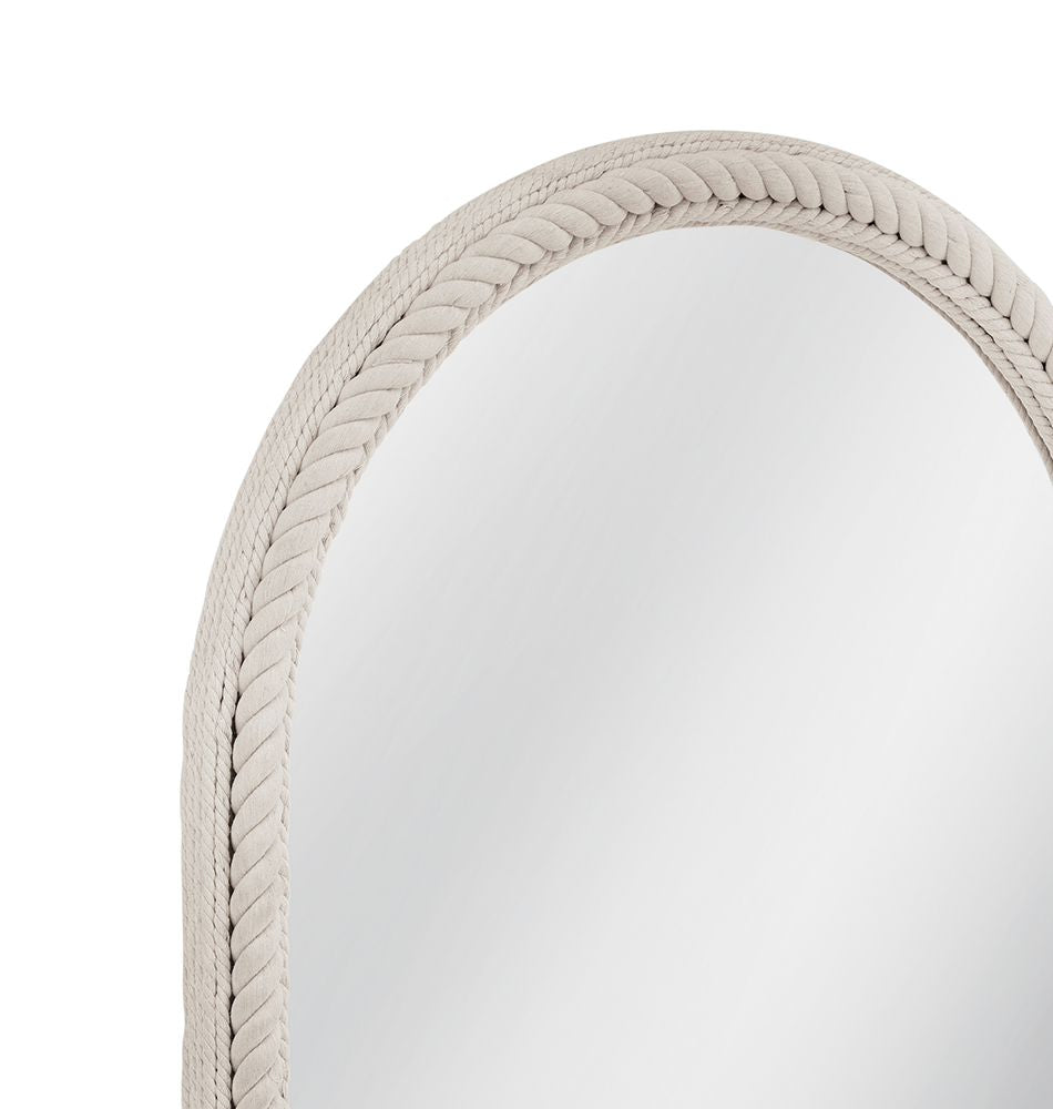 Bassett Mirror - Nichols 44" White Arched Wall Mirror - M5124 view 3