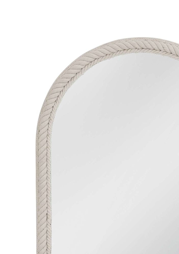 Bassett Mirror - Nichols 44" White Arched Wall Mirror - M5124 view 4