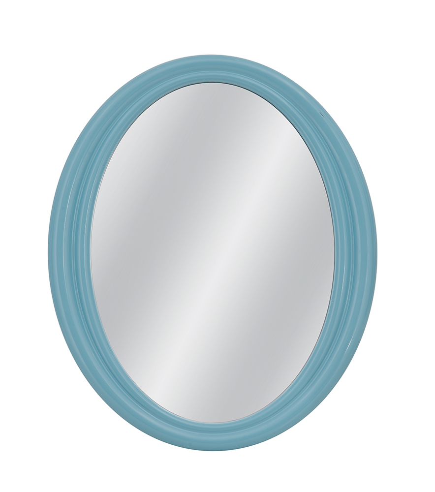 Bassett Mirror - Nobreck 36" Blue Oval Wall Mirror - M5290 view 1