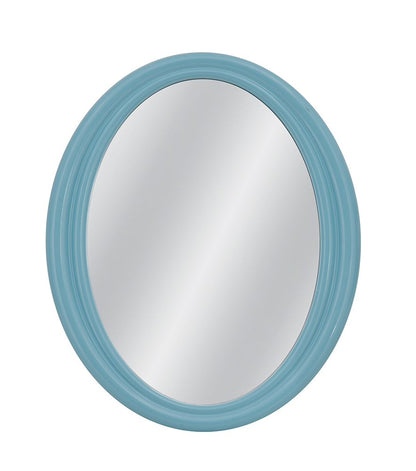 Bassett Mirror - Nobreck 36" Blue Oval Wall Mirror - M5290 view 1