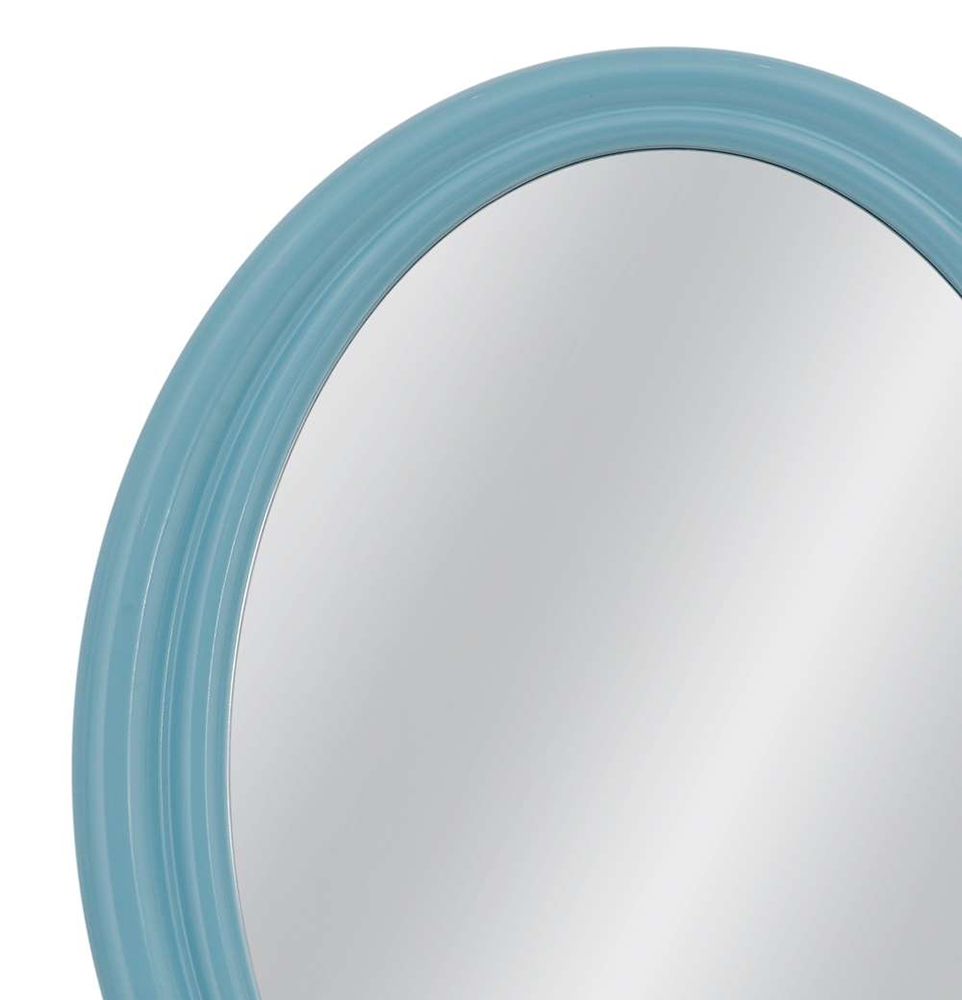 Bassett Mirror - Nobreck 36" Blue Oval Wall Mirror - M5290 view 4