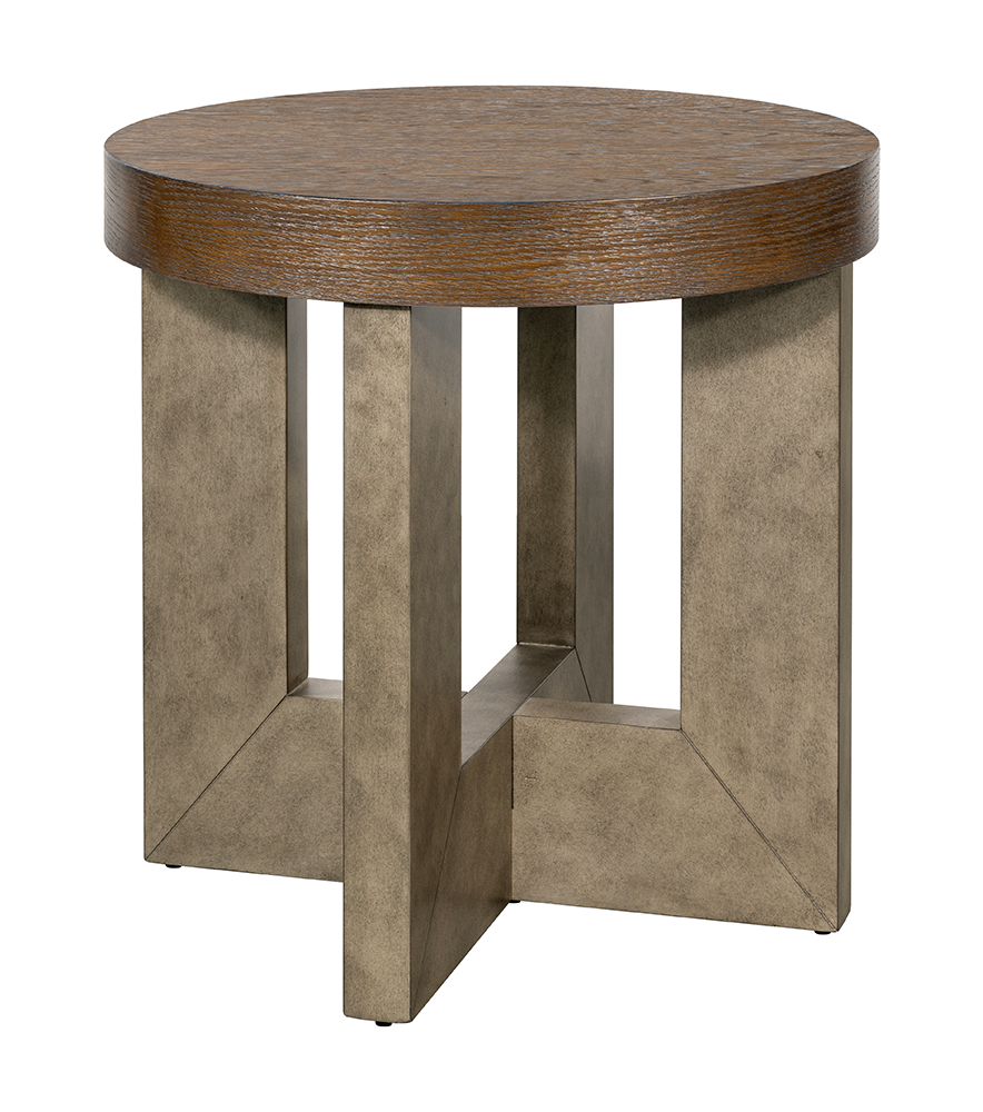 Bassett Mirror - Nova Charcoal Oak End Table - 6021-LR-220 view 1