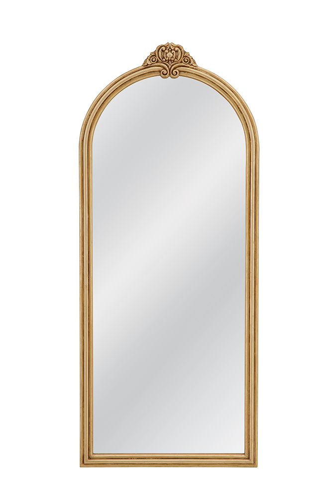 Bassett Mirror - Oakley 56" Gold Arched Wall Mirror - M5268 view 1