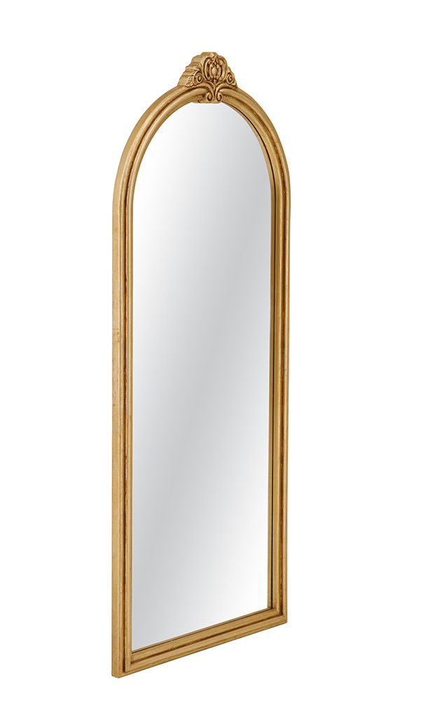 Bassett Mirror - Oakley 56" Gold Arched Wall Mirror - M5268 view 2