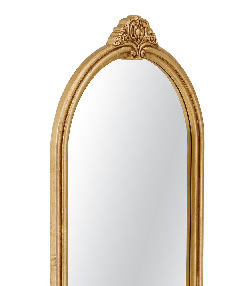 Bassett Mirror - Oakley 56" Gold Arched Wall Mirror - M5268 view 3