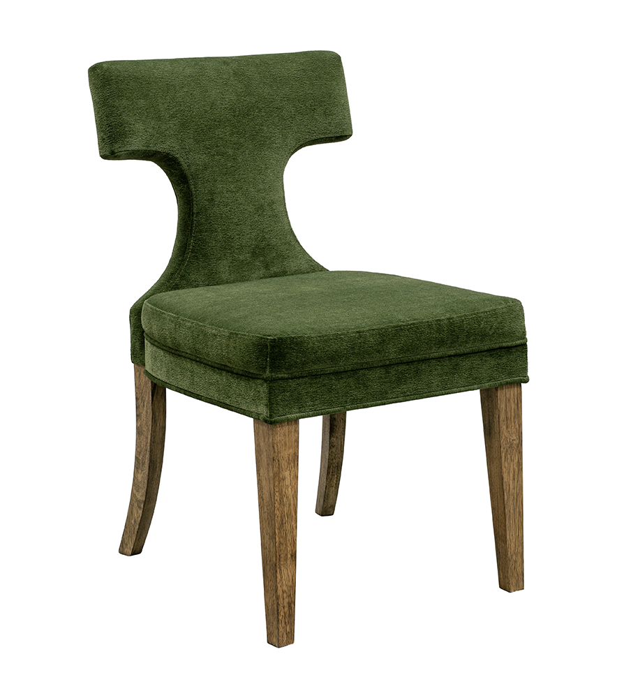 Bassett Mirror - Oliver Moss Velvet Dining Chair (Set of 2) - 2546-DR-800-2 view 1