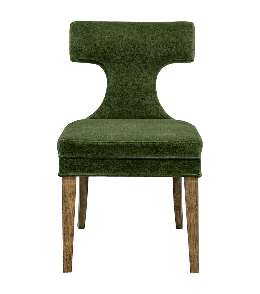 Bassett Mirror - Oliver Moss Velvet Dining Chair (Set of 2) - 2546-DR-800-2 view 2