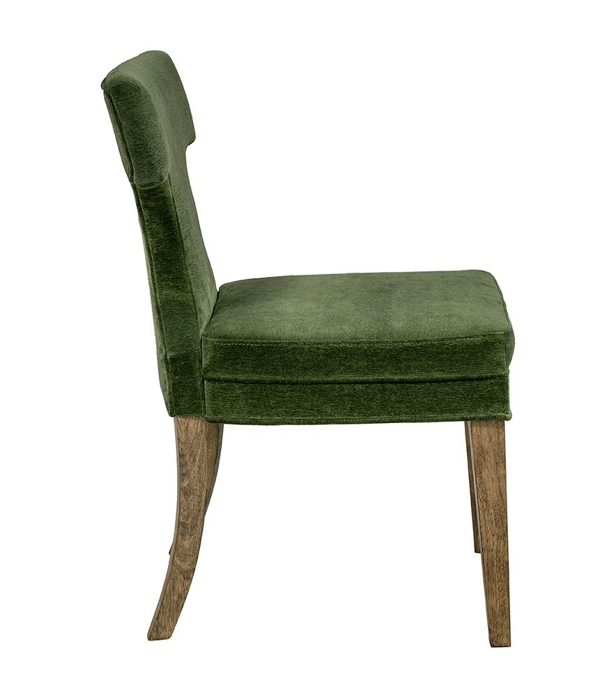 Bassett Mirror - Oliver Moss Velvet Dining Chair (Set of 2) - 2546-DR-800-2 view 3