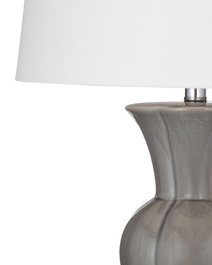 Bassett Mirror - Orillia 30" Gray Ceramic Table Lamp - L4640T view 2