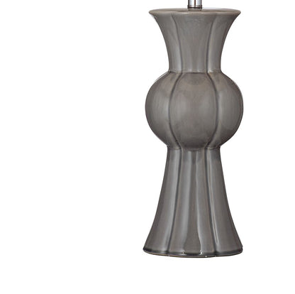 Bassett Mirror - Orillia 30" Gray Ceramic Table Lamp - L4640T view 3
