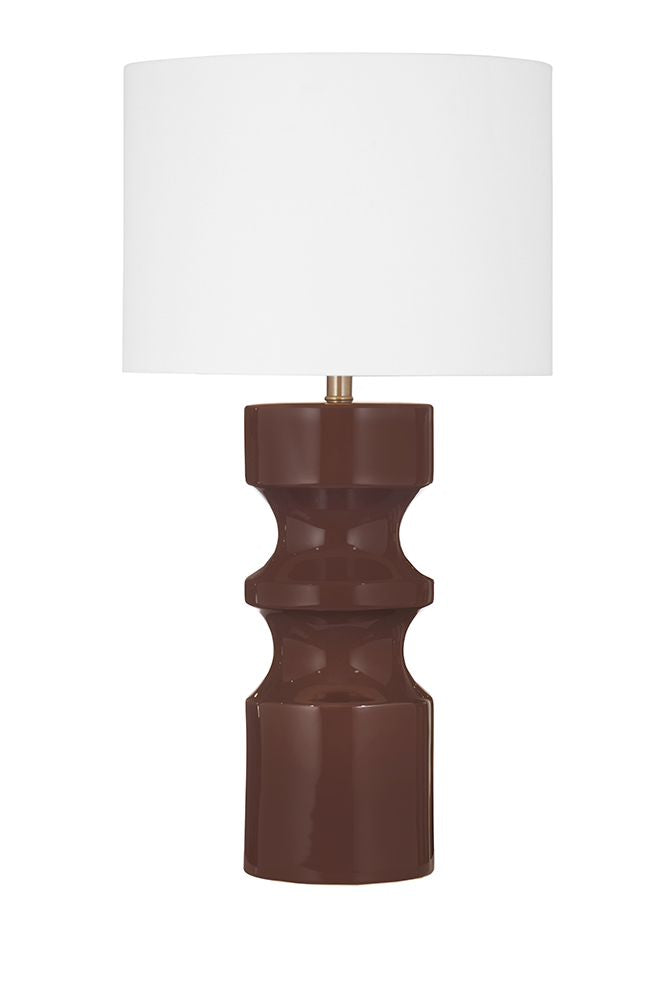 Bassett Mirror - Orvex 30" Brown Ceramic Table Lamp - L4805T view 1