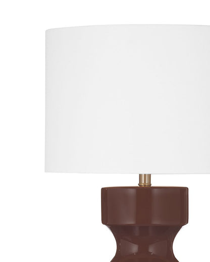 Bassett Mirror - Orvex 30" Brown Ceramic Table Lamp - L4805T view 2