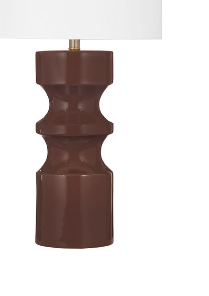 Bassett Mirror - Orvex 30" Brown Ceramic Table Lamp - L4805T view 3