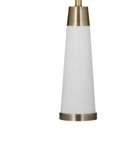 Bassett Mirror - Osage 30" White Glass Table Lamp - L4513T view 3