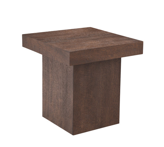 Bassett Mirror - Padula Brown Oak Large End Table in Dark Brown Mango - 9411-LR-251 view 1