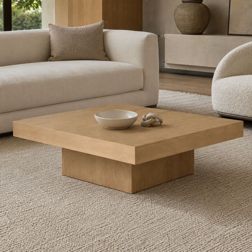 Bassett Mirror - Padula Light Oak Coffee Table - 9412-LR-130 view 5