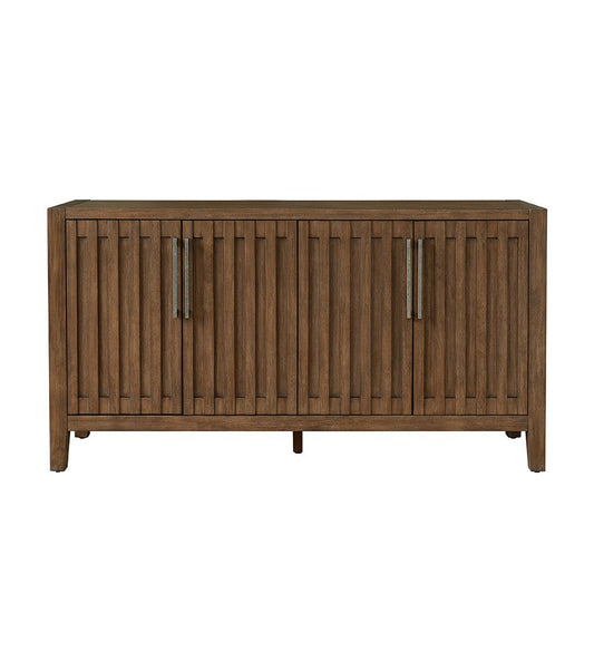 Bassett Mirror - Palmer 66" Burnished Oak Four-Door Storage Cabinet - 6088-DR-576 view 2