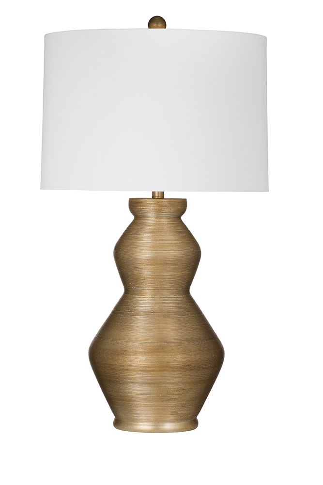 Bassett Mirror - Panola 34" Gold Resin Table Lamp - L4518T view 1