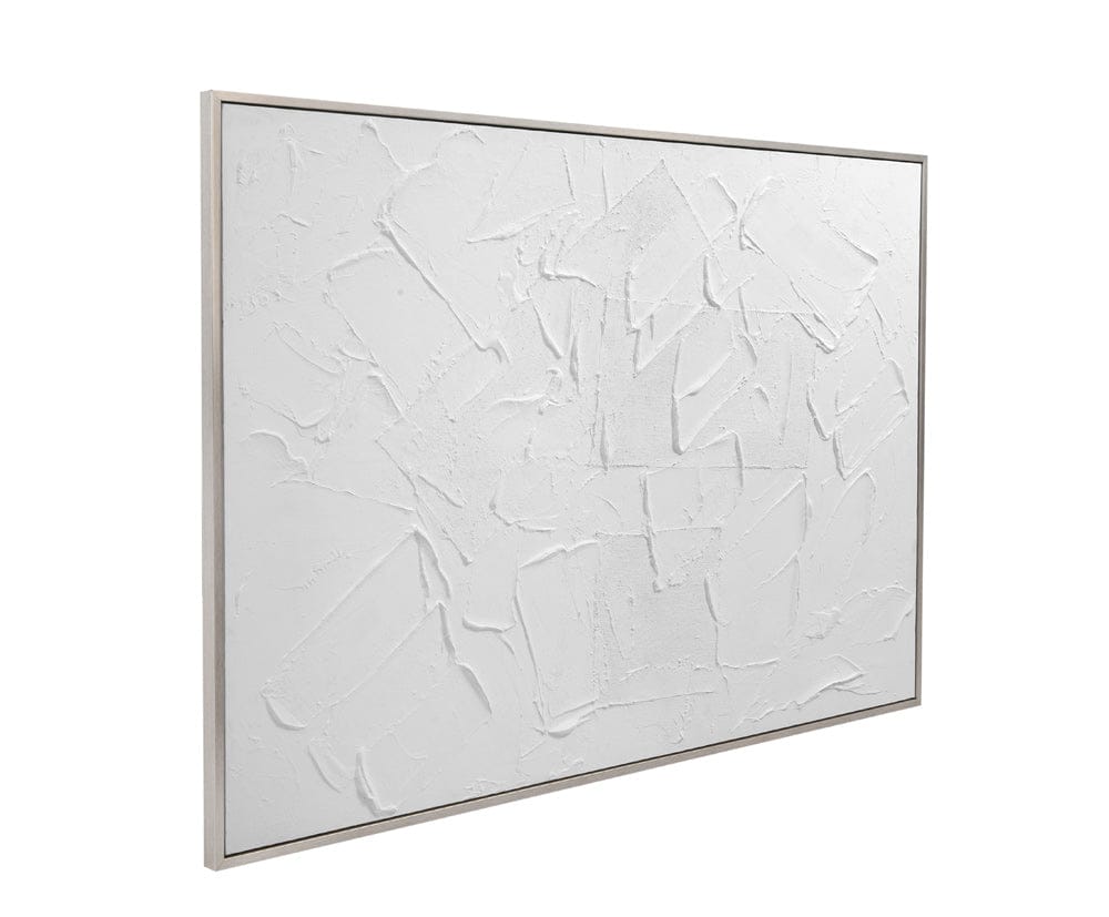 Bassett Mirror - Paradisio Framed Canvas in Silver Frame - 7301-054 view 1
