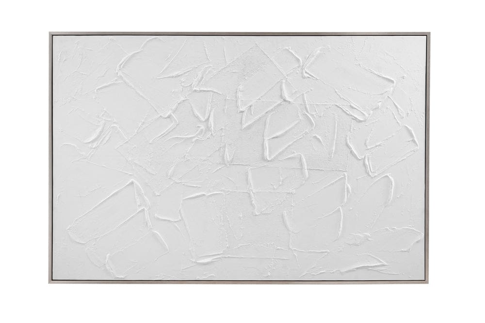 Bassett Mirror - Paradisio Framed Canvas in Silver Frame - 7301-054 view 2