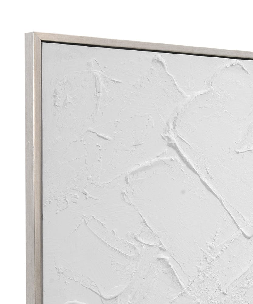 Bassett Mirror - Paradisio Framed Canvas in Silver Frame - 7301-054 view 4