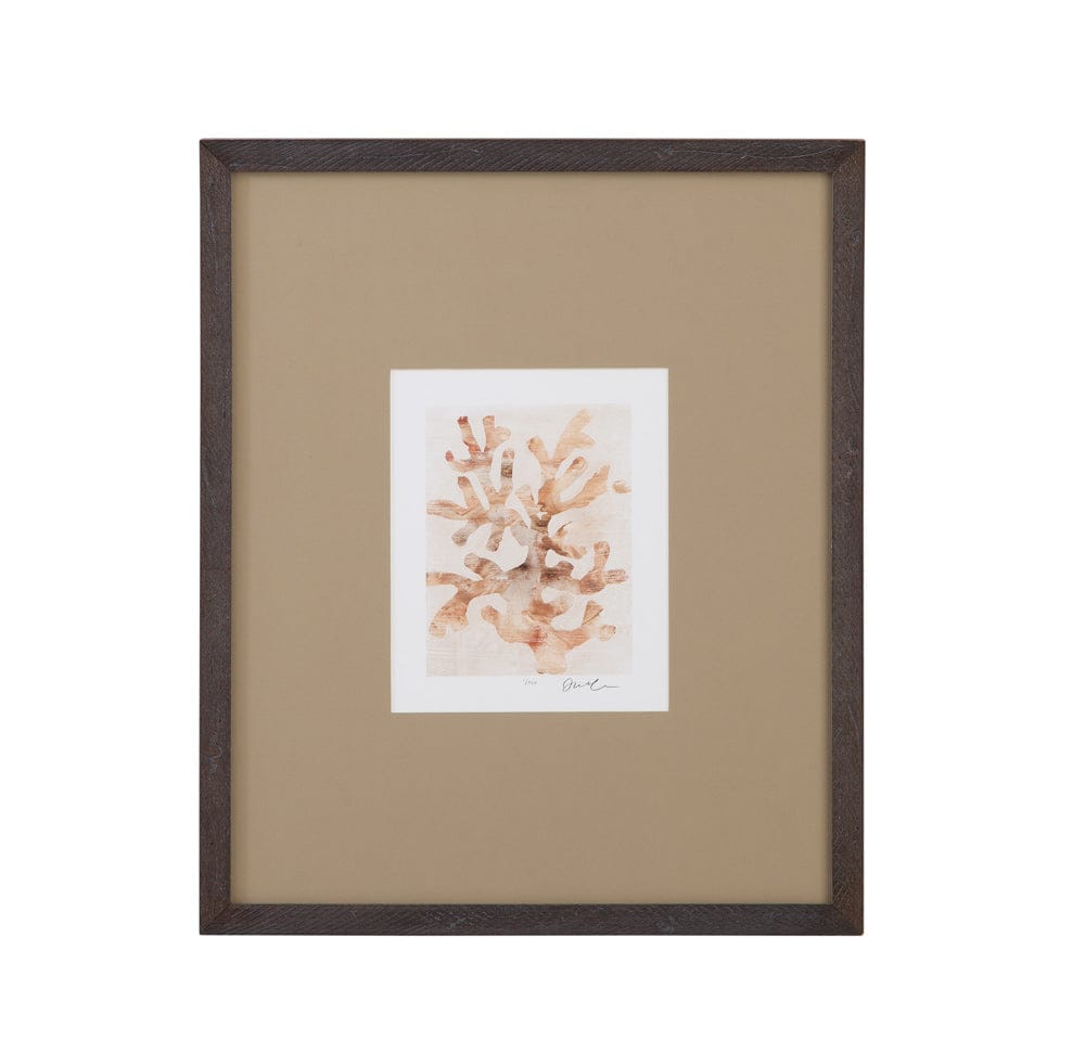 Bassett Mirror - Parchment Coral I Framed Print in Brown - 9902-275A view 1
