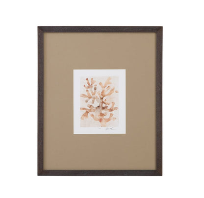 Bassett Mirror - Parchment Coral I Framed Print in Brown - 9902-275A view 1