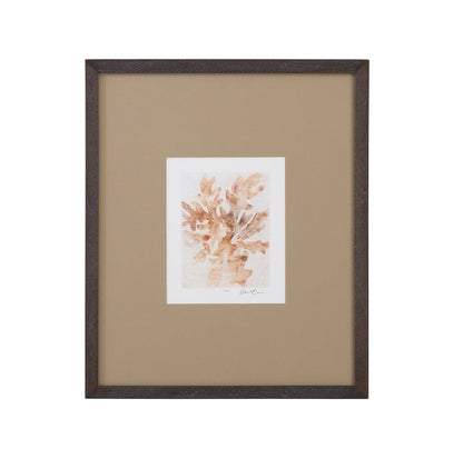 Bassett Mirror - Parchment Coral IV Framed Print in Brown - 9902-275E view 1