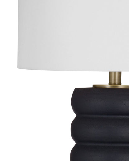 Bassett Mirror - Pareena 30" Black Resin Table Lamp - L4394T view 2