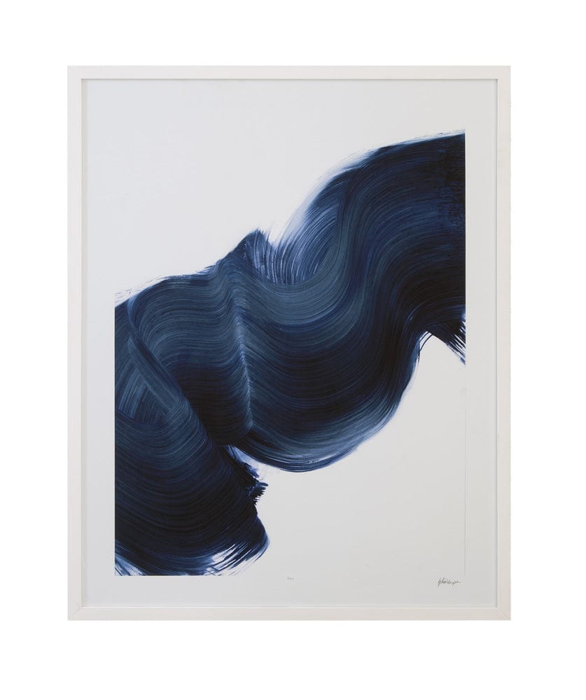 Bassett Mirror - Passing Waves III Framed Print in Blue - 9902-272A view 1