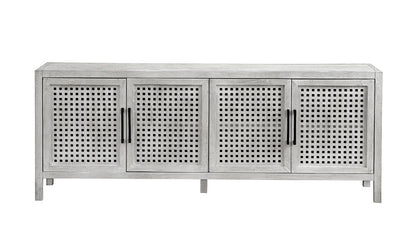 Bassett Mirror - Pentak 76" Whitewashed Mango Four-Door Storage Cabinet - 8236-DR-576 view 2